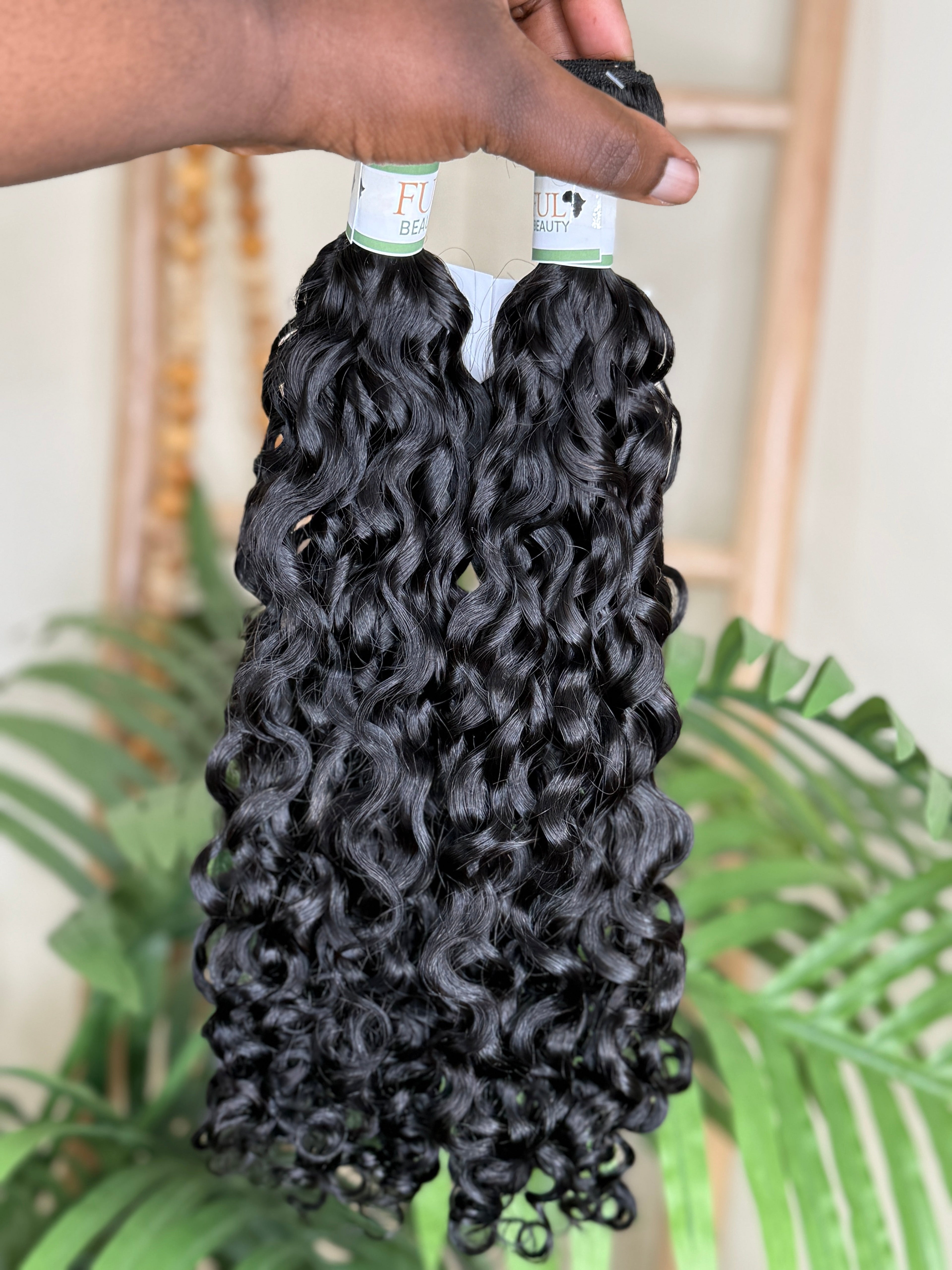 Water Curly Wefted Bundle